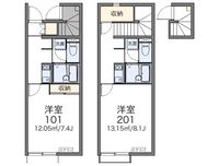 レオネクストエスペランサⅡ 間取り図