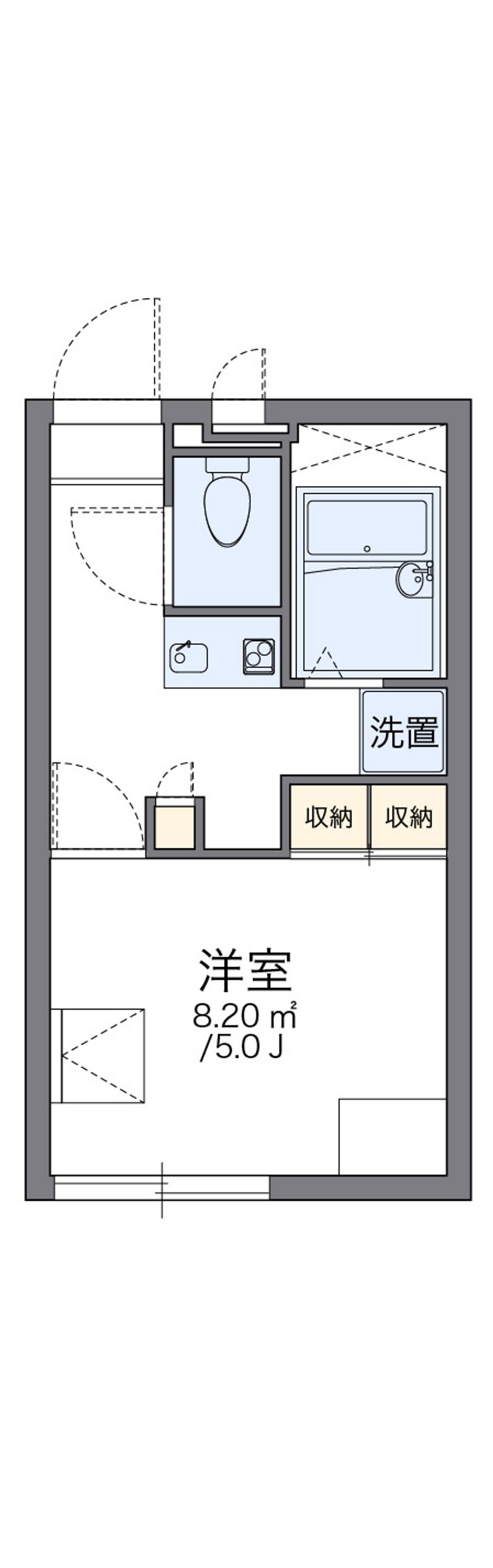 レオパレスいずみ 間取り