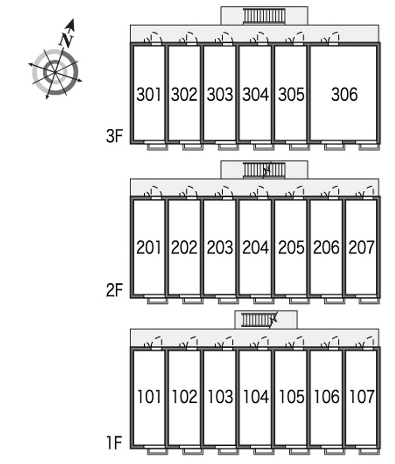 レオパレスＴ＆Ｔ 間取配置図