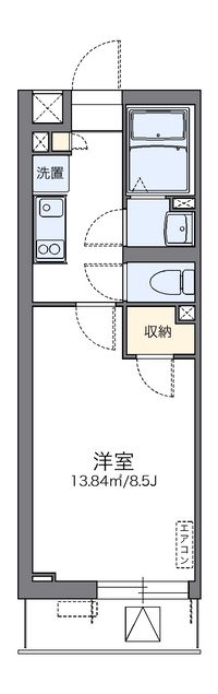 レオネクストｍｉｔｕｙｏｓｈｉ 間取り図