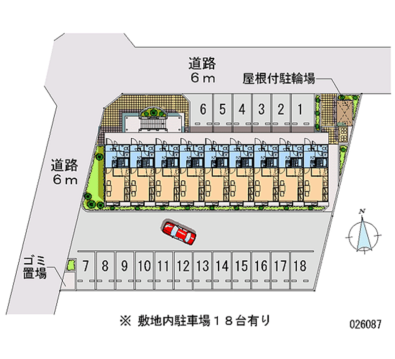 レオパレスコンドル 月極駐車場