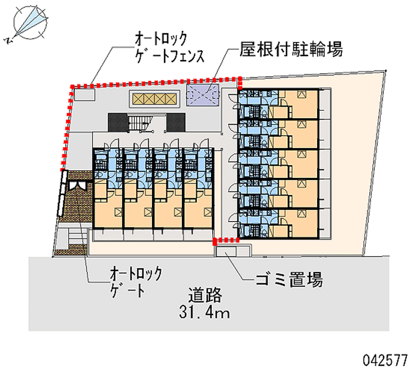 レオパレスウィン　ネクスト 区画図