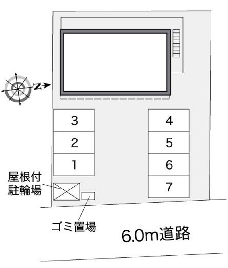 レオパレスプロプル 配置図
