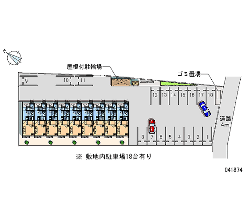 41874月租停车场