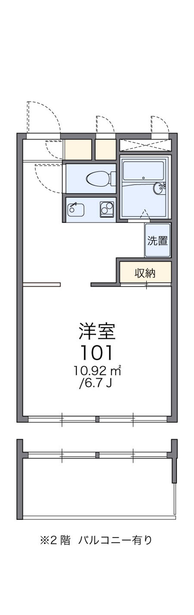レオパレスＳＴＥＬＬＡ 間取図