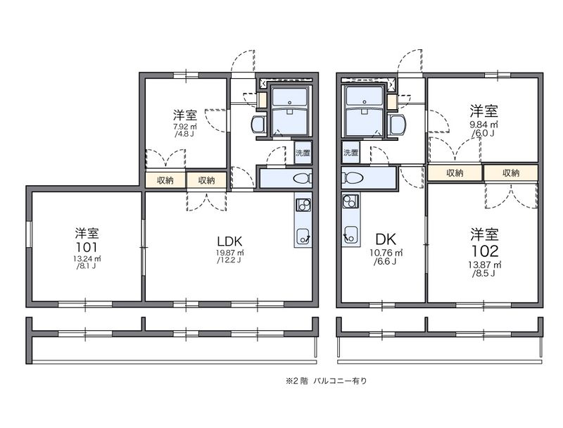 レオパレスＬｉｇｈｔｌｉｆｅⅡ 間取図