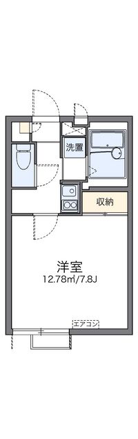 レオパレスアネモス 間取り図