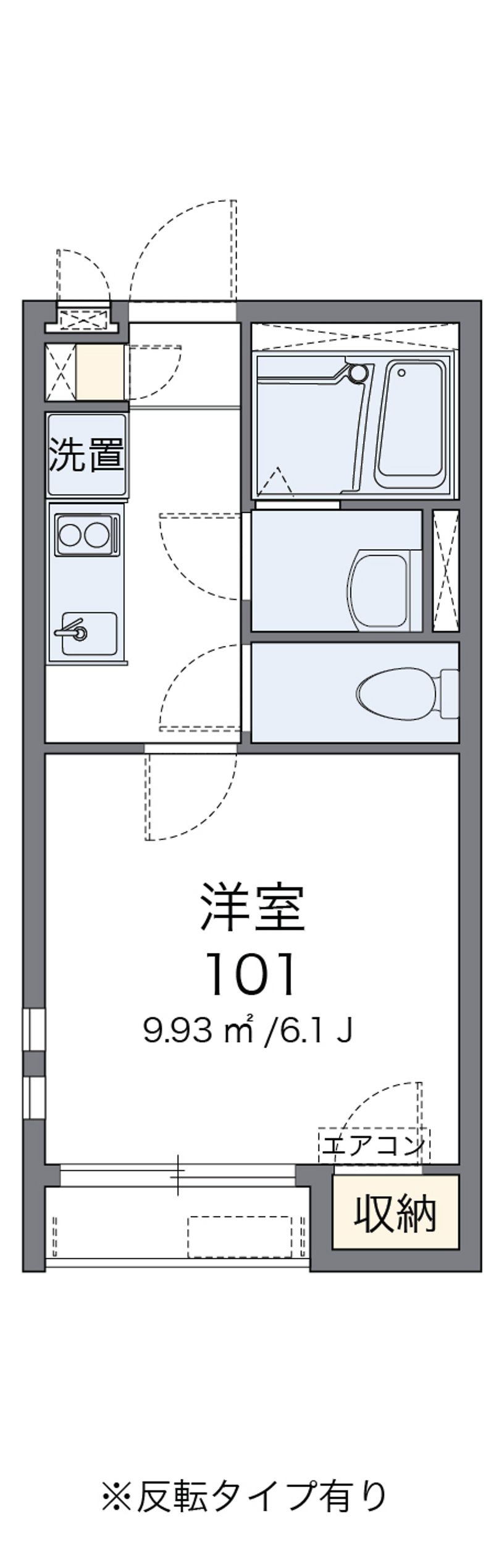 クレイノ加山荘 間取図