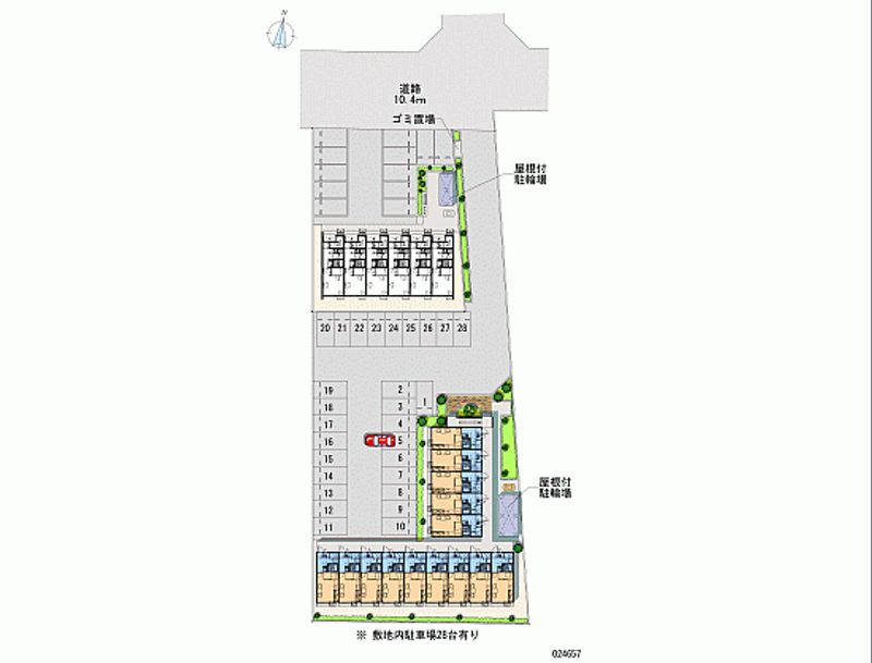 24657 Monthly parking lot