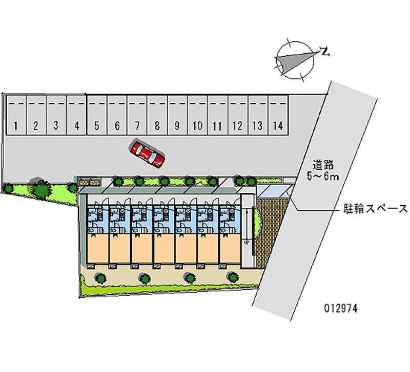 レオパレス栖 月極駐車場