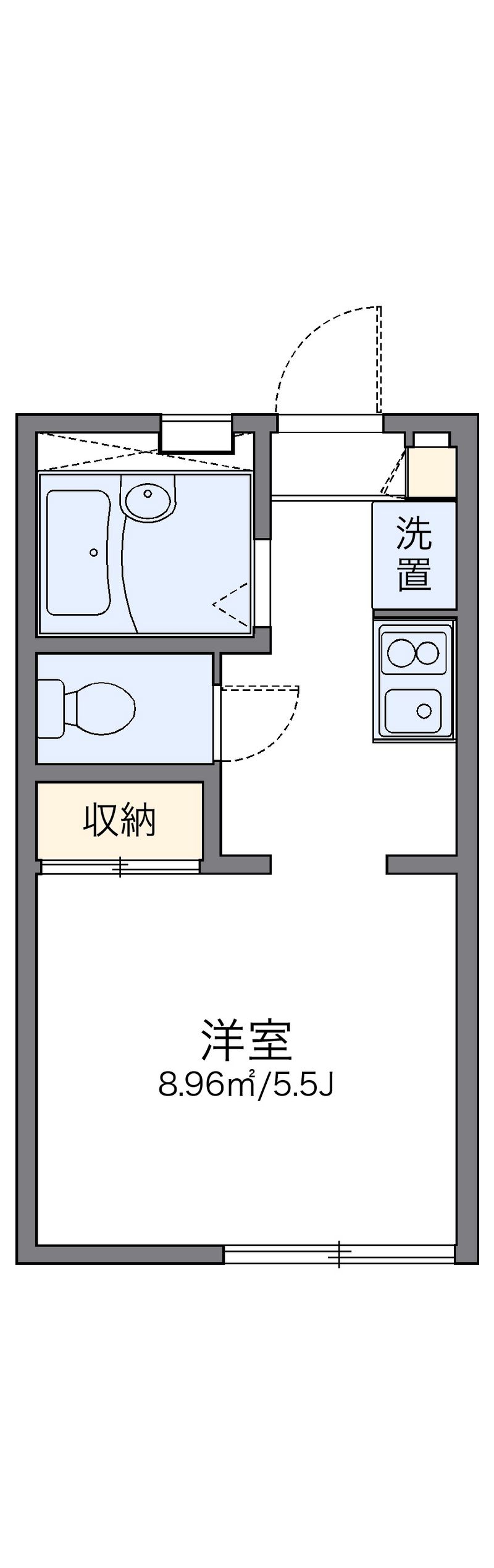 レオパレス瀬谷第１ 間取図