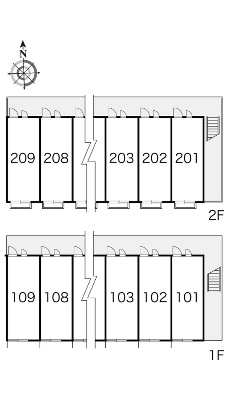 レオパレスフェニックス 間取配置図