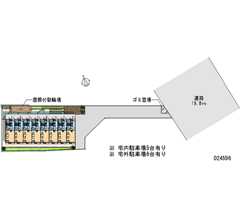 24596 bãi đậu xe hàng tháng