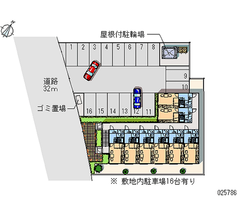 25786月租停車場