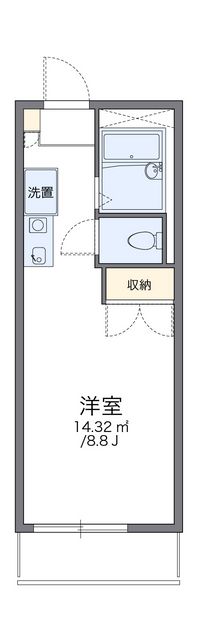 レオパレス天城 間取り図