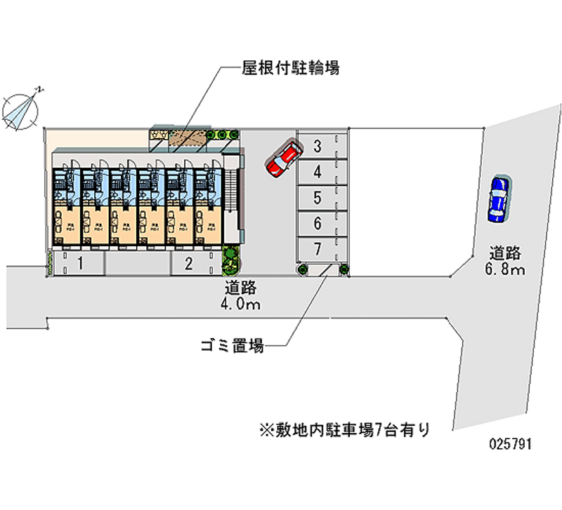 25791 Monthly parking lot