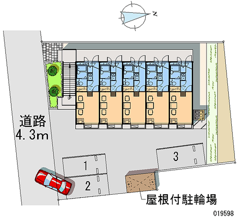 レオパレスＰｏｃｋｅｔＰａｒｋⅡ 月極駐車場