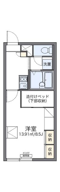 レオパレスマルコウ 間取り図