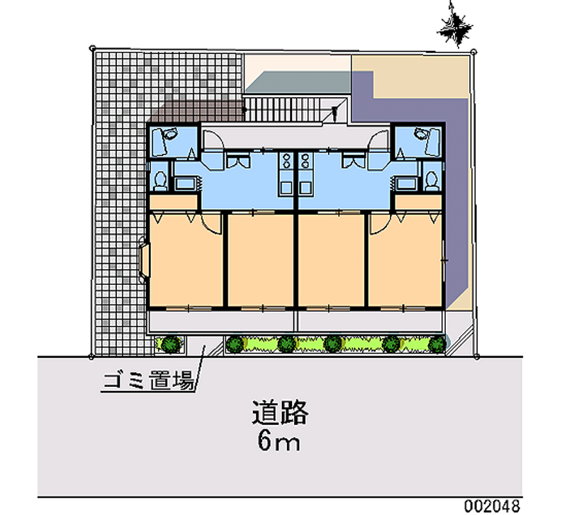 leopalace Edogawadai Dai21 区划图