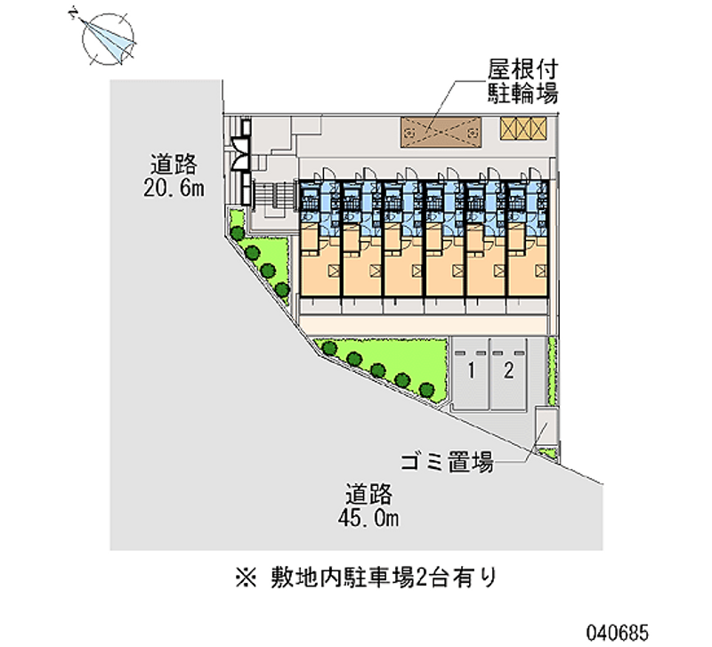 レオパレスアストライア 区画図
