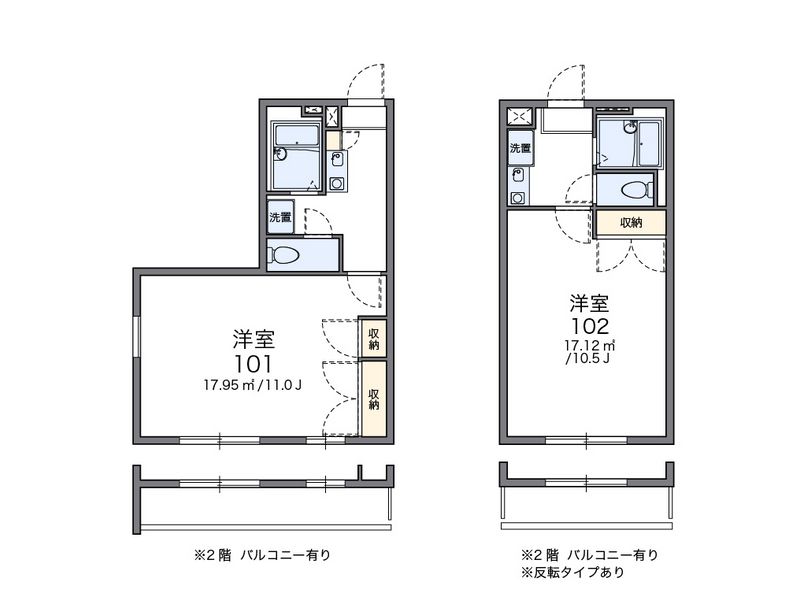 レオパレスＯＮＧＡ 間取図