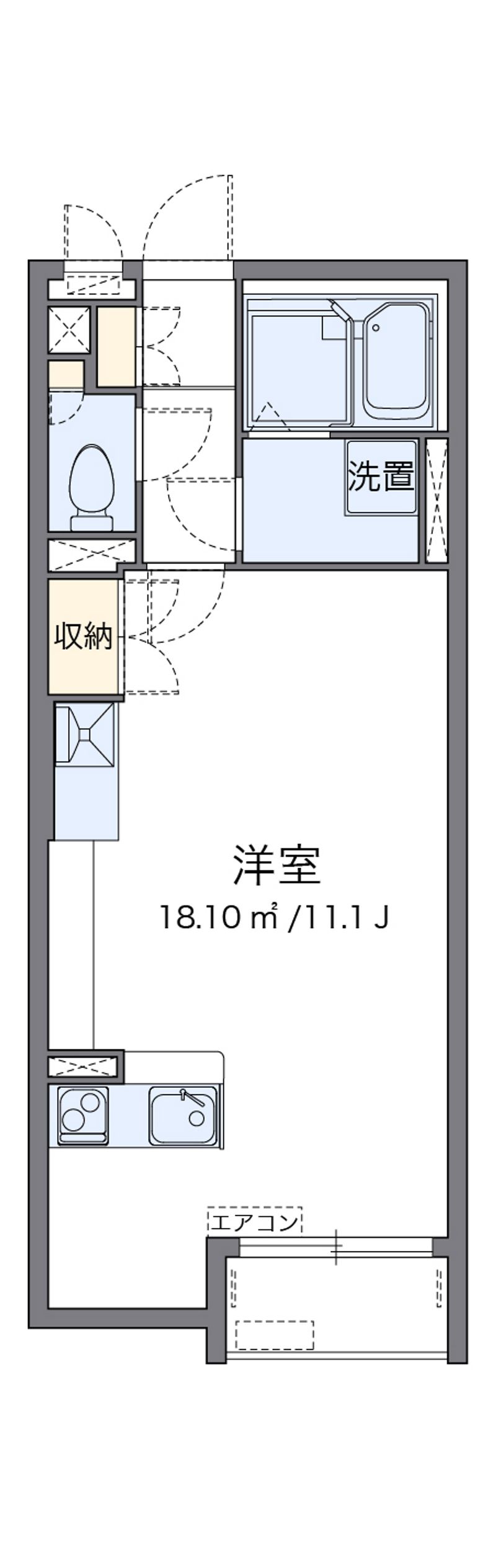 レオネクスト多田新田 間取図