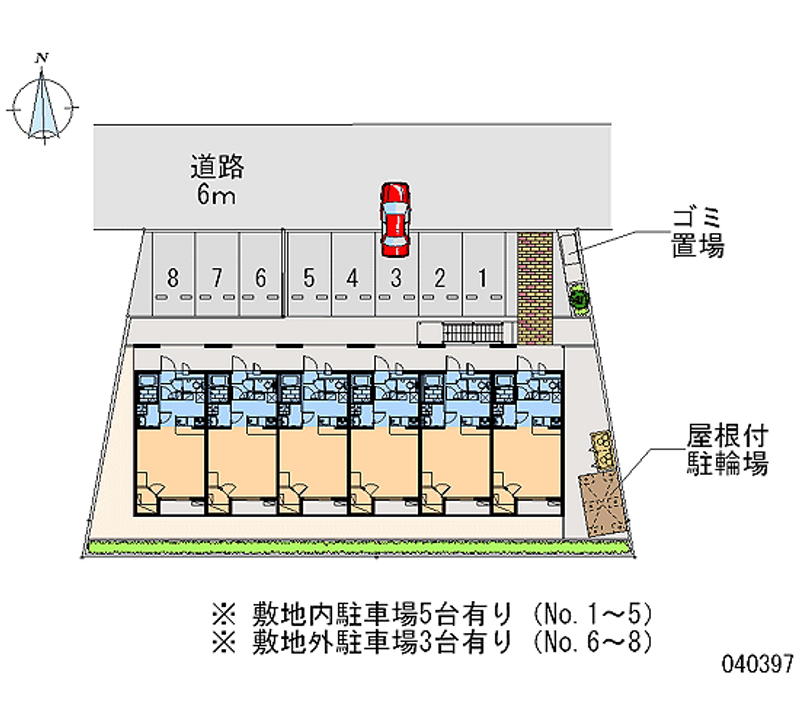 レオパレスブルームＹＫ 月極駐車場