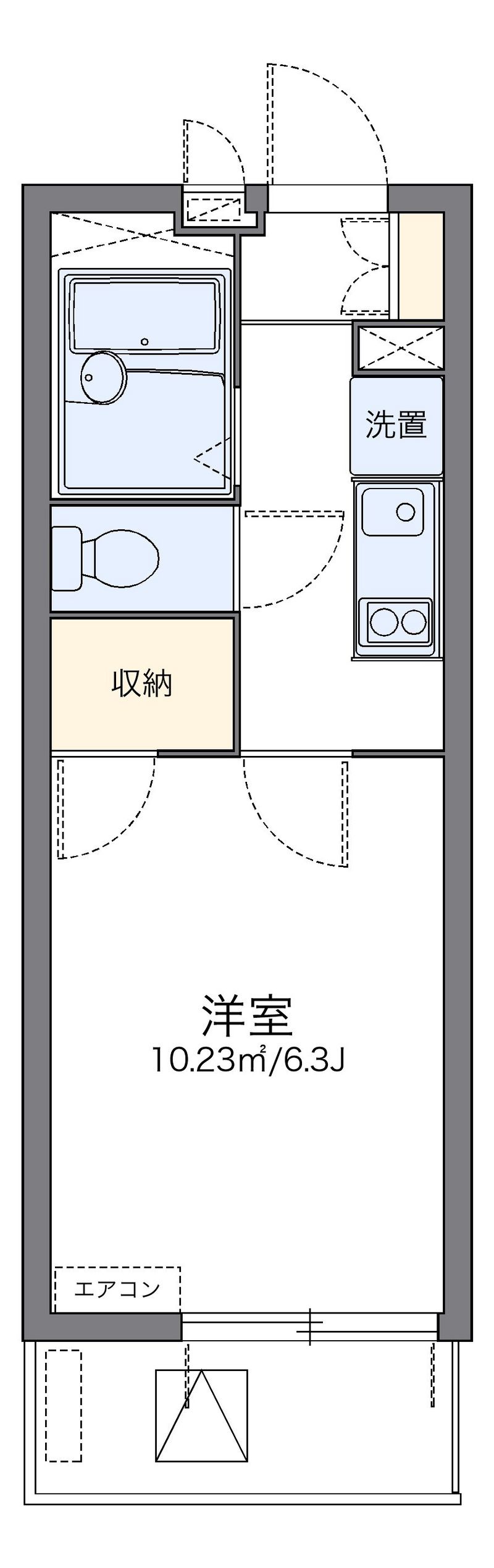 レオパレスアンドゥドゥ 間取り