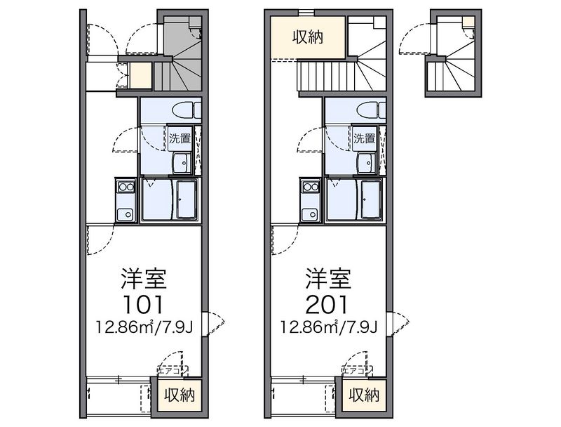 レオネクスト和田 間取図