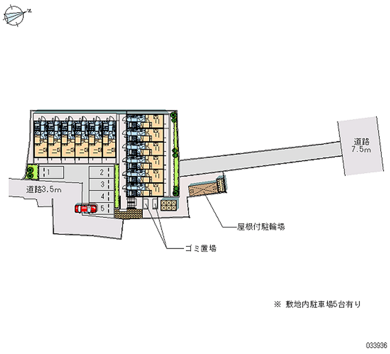 レオパレスひご坪井 月極駐車場