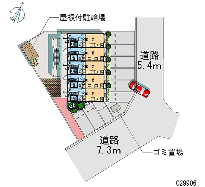 レオパレスＡＩＫＡＷＡ 区画図