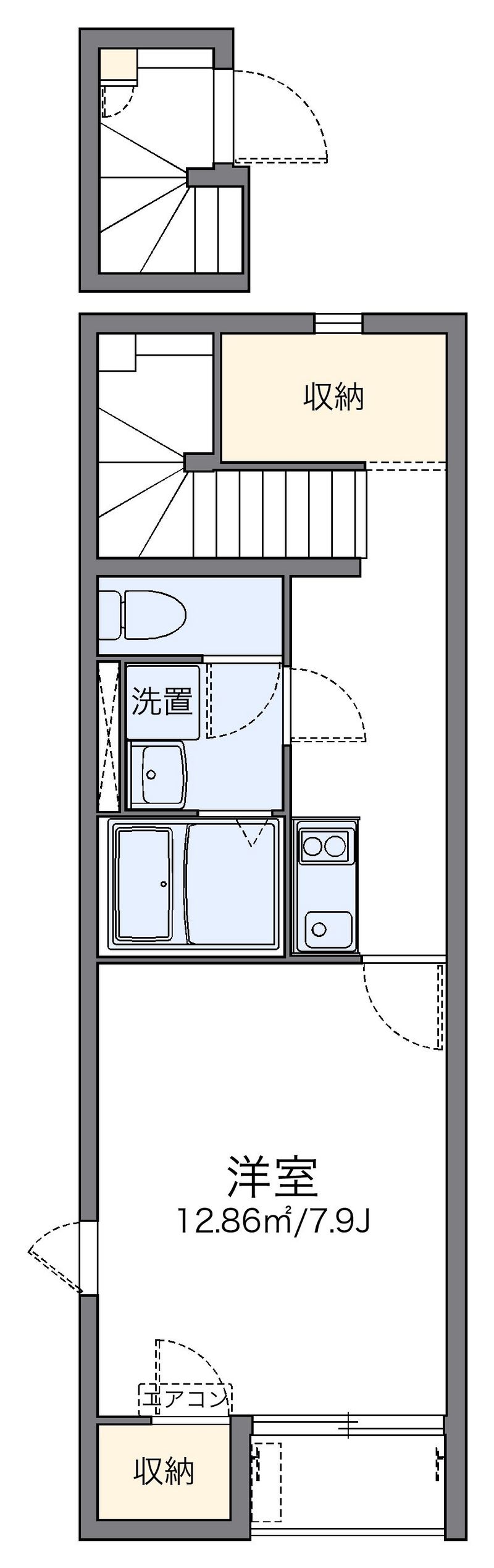 レオネクスト袖広２号棟 間取り