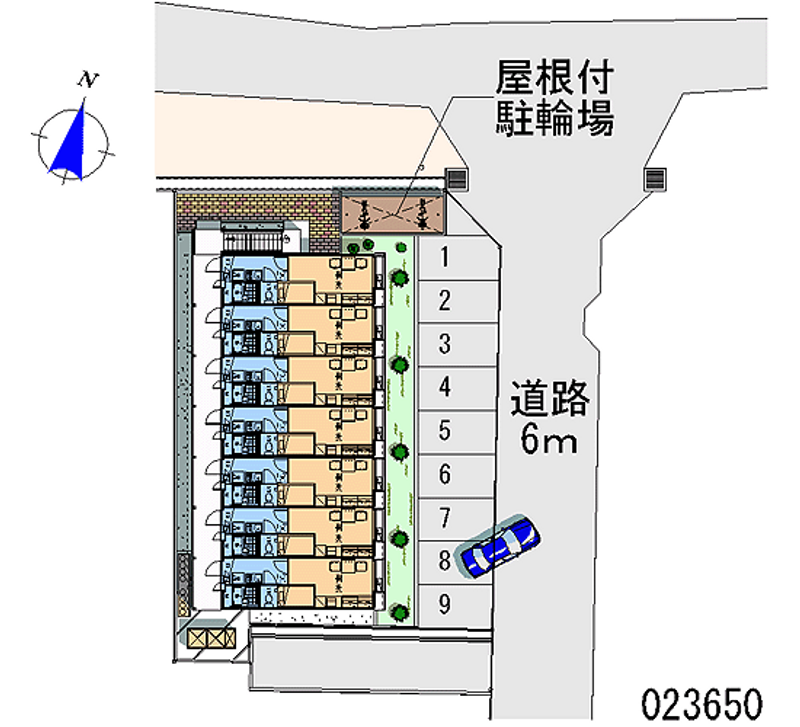 23650 Monthly parking lot