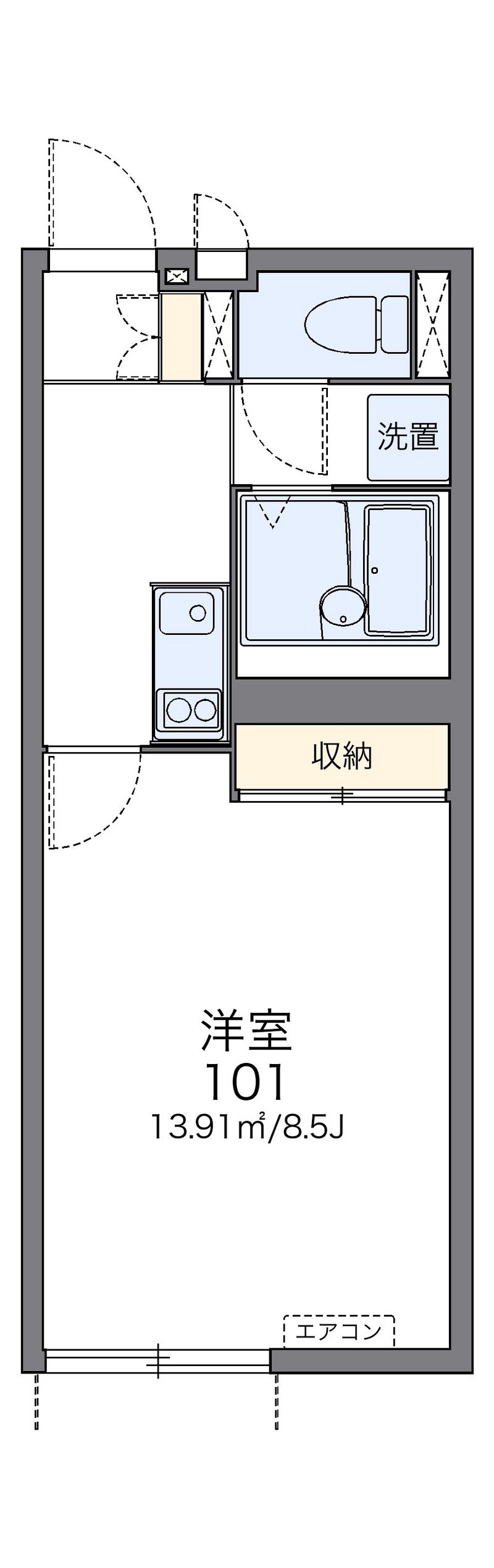レオネクストココペリ 間取図