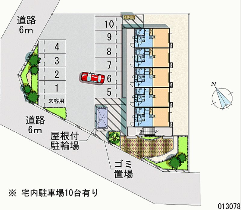 レオパレスベル 月極駐車場