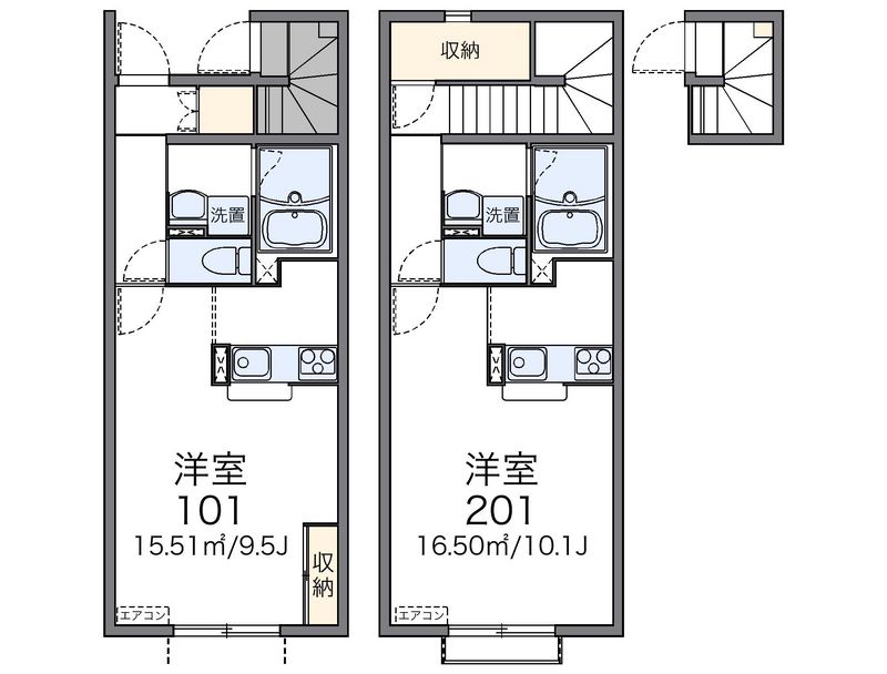 レオネクストシャルマン２１ 間取図