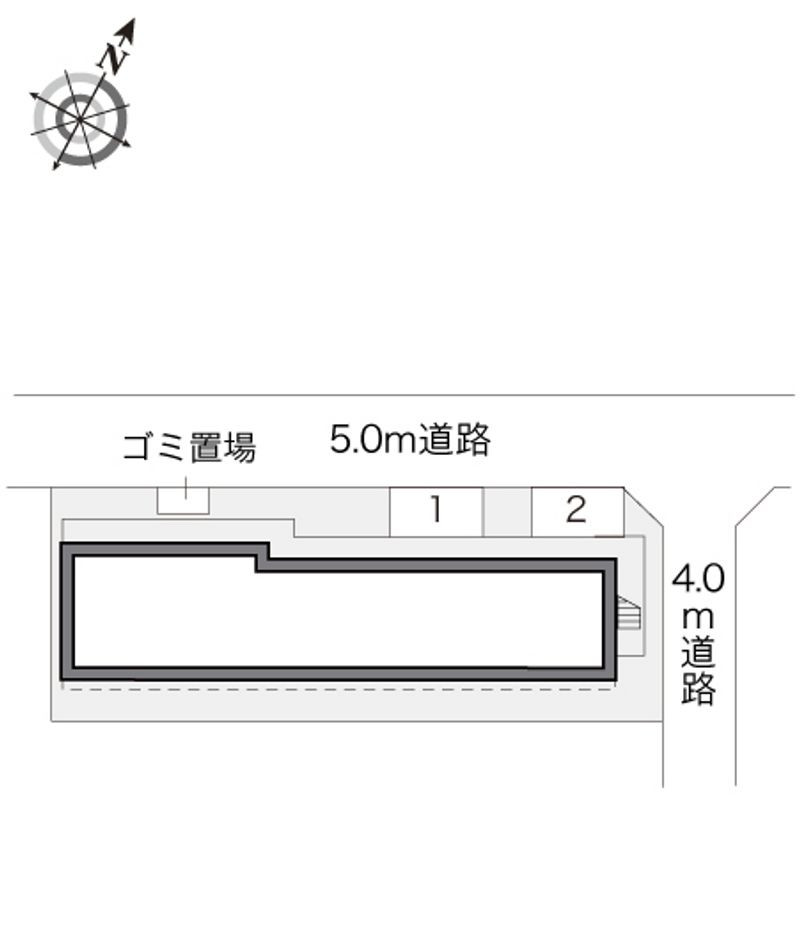 レオパレス富士見 配置図