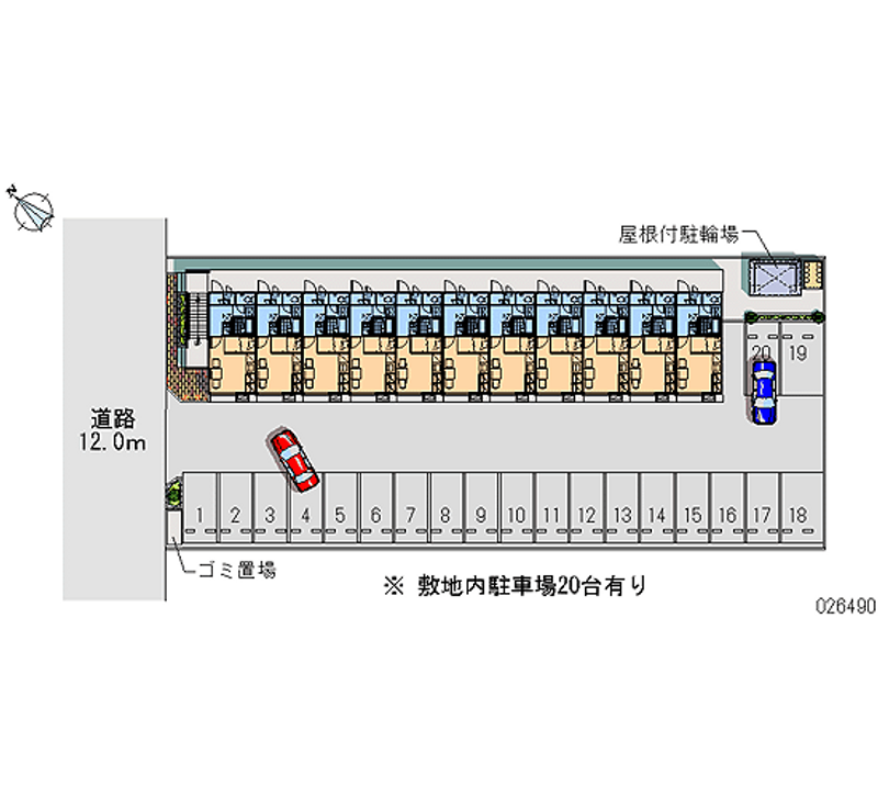 26490 bãi đậu xe hàng tháng