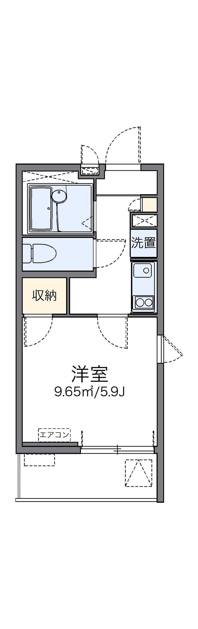 レオネクスト呉松Ⅰ 間取図