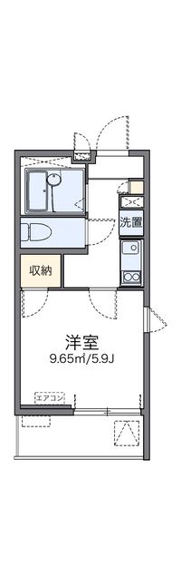 レオネクスト呉松Ⅰ 間取り図