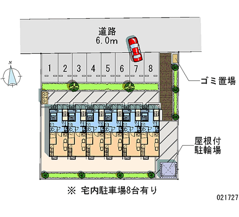 レオパレスサクラ 月極駐車場