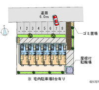 レオパレスサクラ 区画図