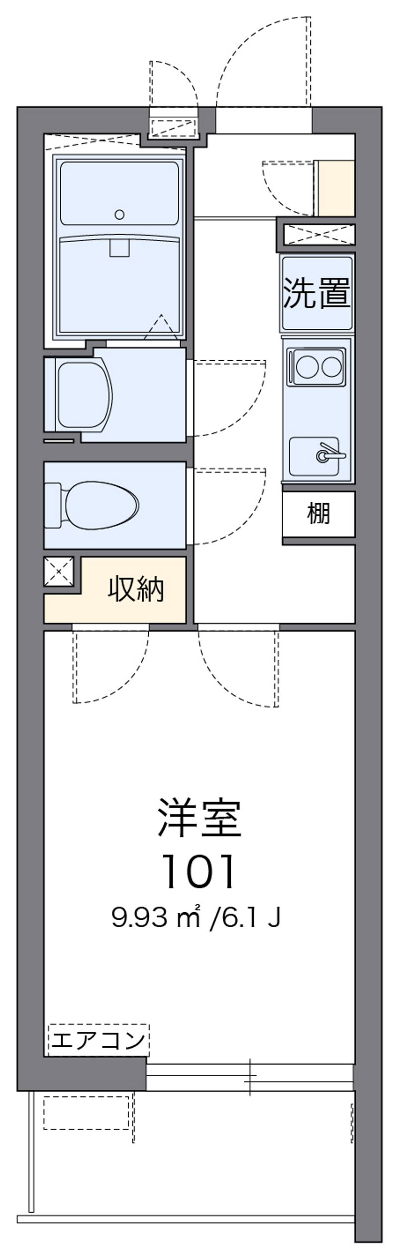 クレイノリバティ　レジデンス 間取図