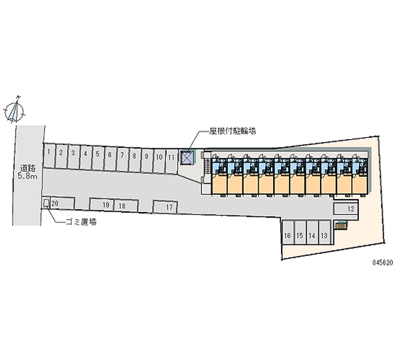 レオパレスピースフル 月極駐車場