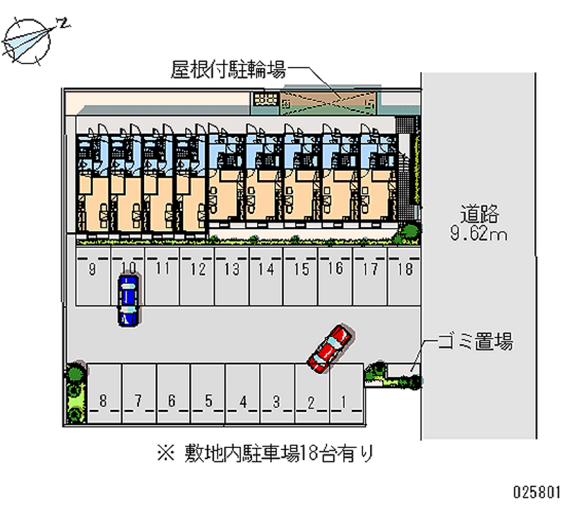 25801 bãi đậu xe hàng tháng