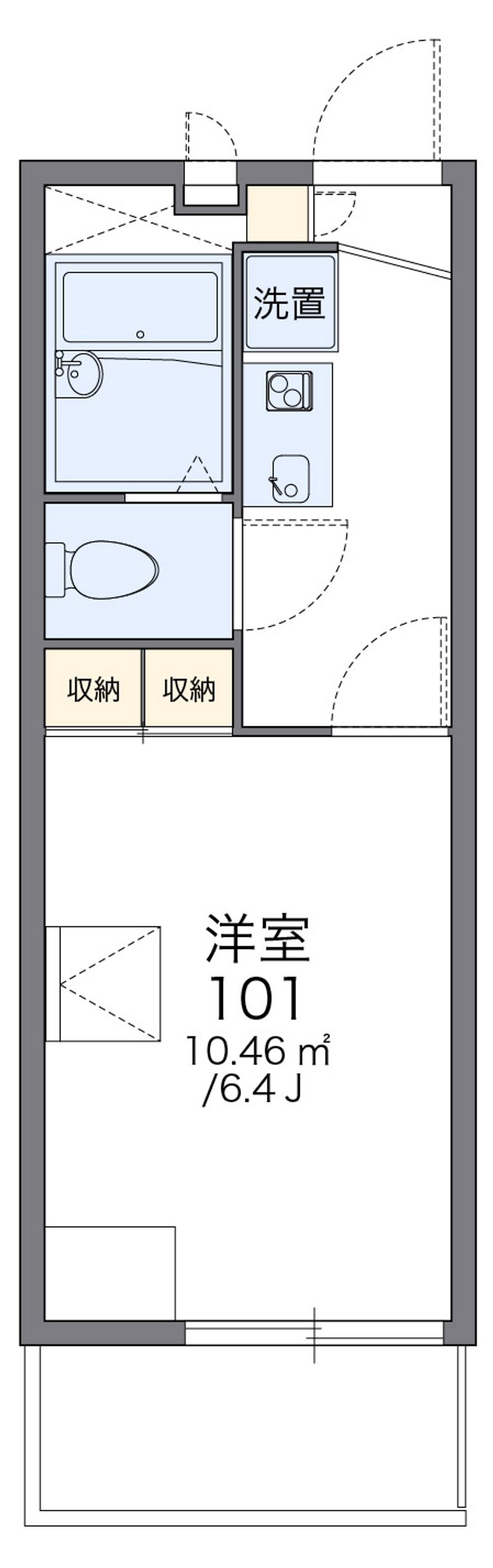 レオパレスＥＮＺＯ 間取図