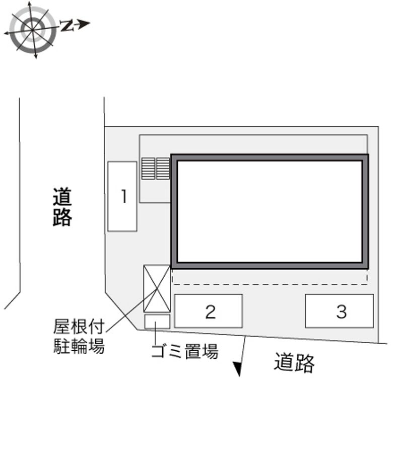 レオパレスストリーム正木 配置図