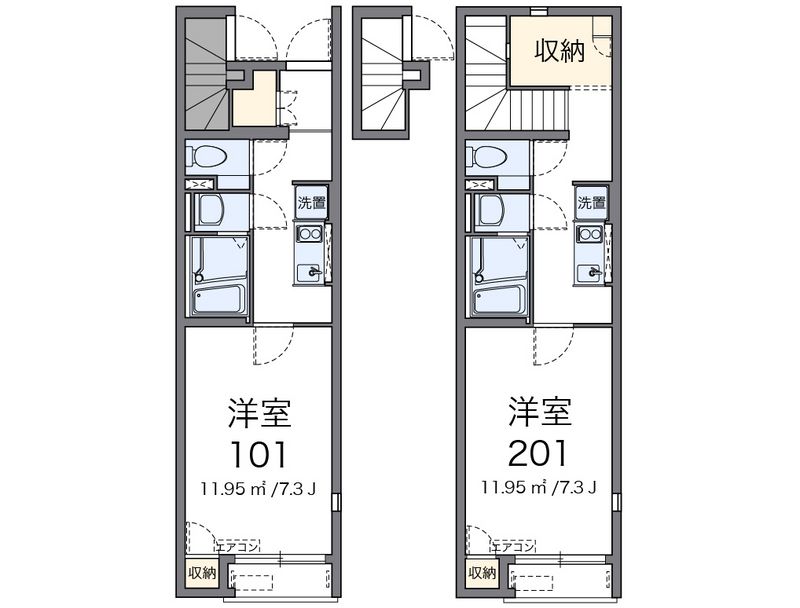 レオネクスト松橋 間取図