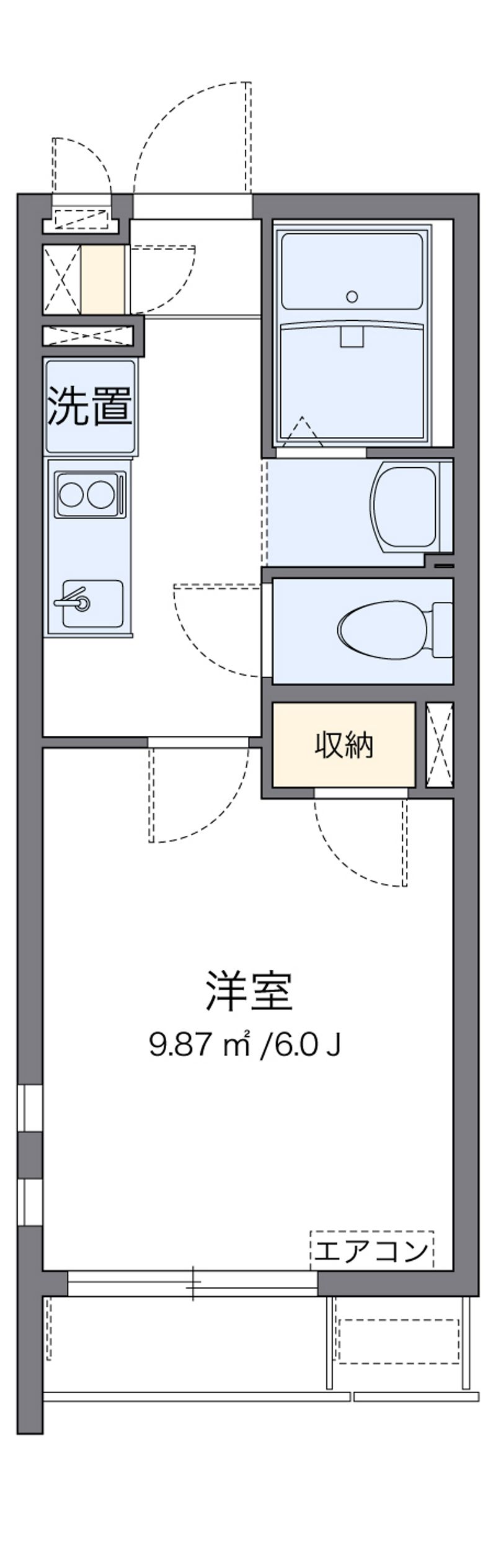 クレイノ空港南Ⅳ 間取り