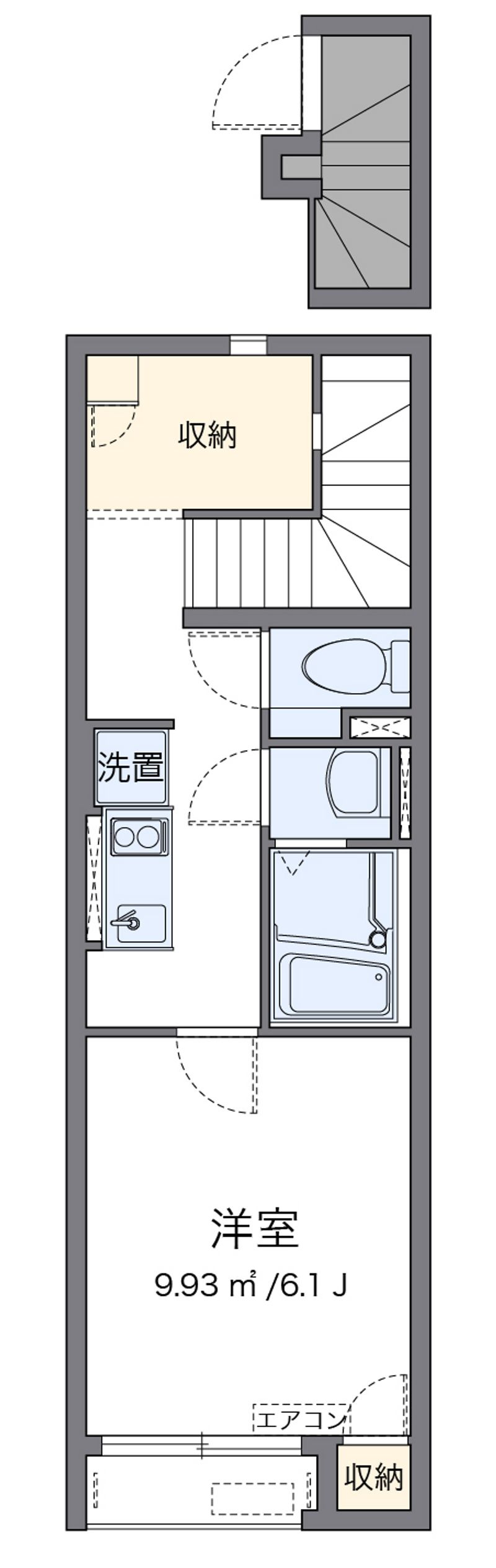 クレイノオステンド 間取図